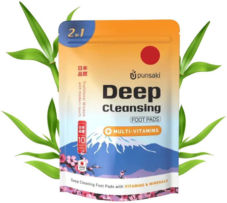 Purisaki Detox Foot Patches - Natural cleanse and pain relief product